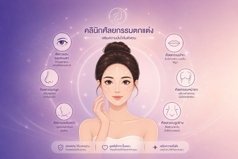 คลินิกศัลยกรรมตกแต่ง