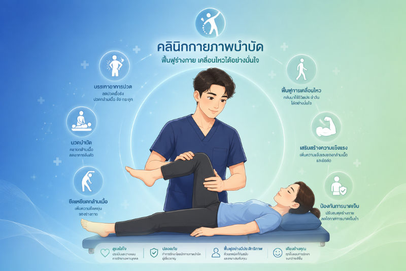 คลินิกกายภาพบำบัด